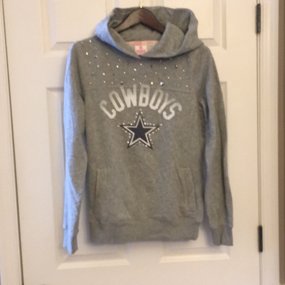 PINK VICTORIA’S SECRET COWBOYS HOODIE